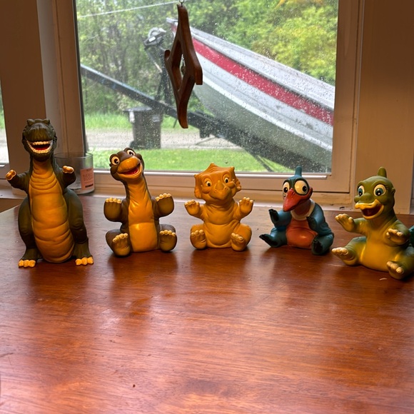 Other - Vintage 1988 Land Before Time Pizza Hut Hand Puppets Set of 5